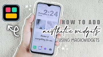 🍂 how to add widgets using magic widgets for an aesthetic phone theme