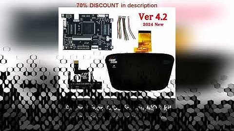 A must-have product! 2024 IPS V4.2 Pre-laminated OGS Screen MOD Kits For SEGA Game Gear Highlight