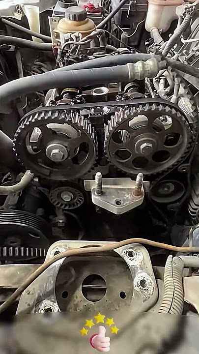 Misalignment - free timing belt replacement process