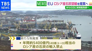 EU委員会が新たな制裁案　ロシア産石炭の輸入禁止　米も6日に新たな制裁発表へ