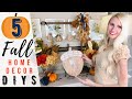 🍁5 FALL HOME DECOR DIYS with CRICUT! EASY AUTUMN DECORATING IDEAS