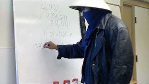 Math Ninja:  Group Theory Lecture 2-2