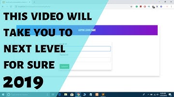 Create Admin Login and Logout Page using Session in PHP and MySQL Database