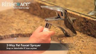 Rinse Ace 3-Way Pet Faucet Sprayer