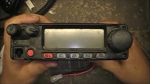 Yaesu FT-2900R  - Extended transmit de-modification and reset.