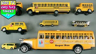 Learning School Buses For Kids Children Babies Toddlers | School Bus Song | Buses For Kids | Kids TV