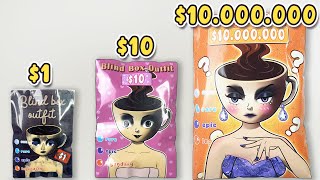 $1 vs $10 vs $10 000 000 Blind Bag | Ultra Rich vs Poor ESPESSONA Signora Dress Up | ASMR Brainrot