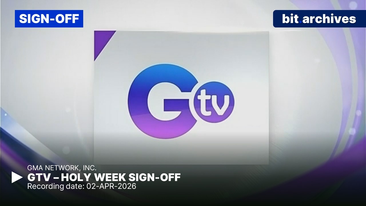 GTV - Holy Week Sign-off / Closedown [02-APR-2026] - YouTube