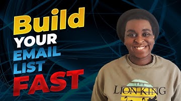 How To Build An Email List FAST & PROFITABLE!