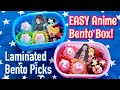 EASY Laminated Anime Character Bento Lunch Box (Kyaraben Recipe) | OCHIKERON | Create Eat Happy :)