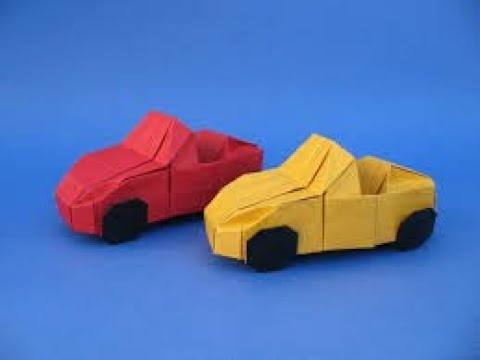 كيف تصنع سيارة ورقية_How to make a paper car