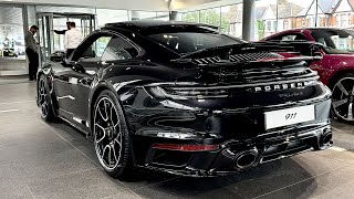 2024 Porsche 911 Turbo S Black Edition Interior And Exterior Review 4K