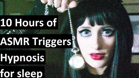 10 hours of ASMR triggers! Hypnosis for sleep with...