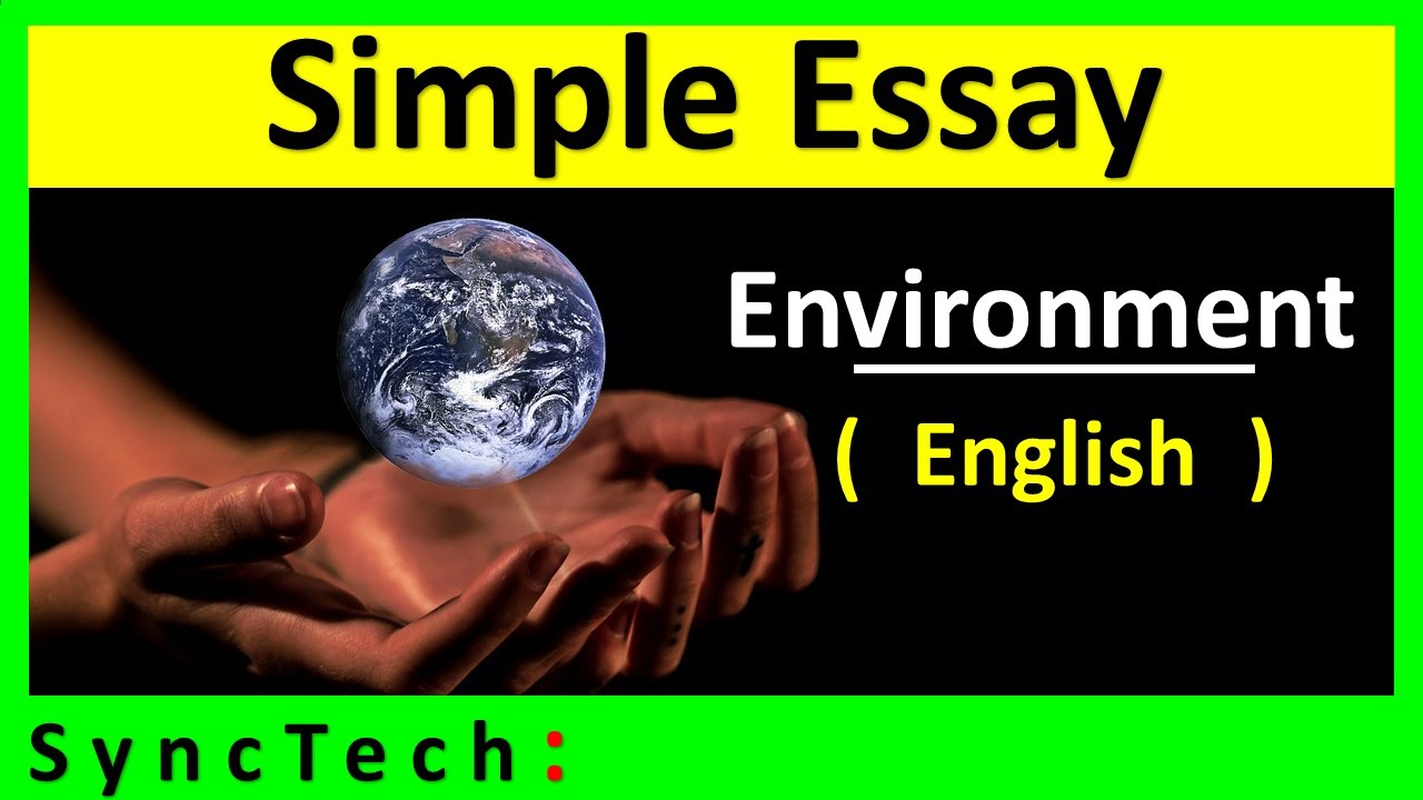 environment essay english mein