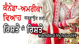 E-Rishte For Canada- American Boys- Girls Marriage Nri Wedding Matrimonial Vichola 269