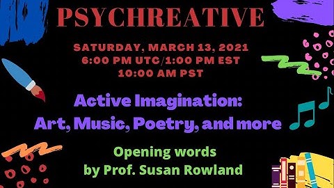 Psychreative #1: The first get-together, opening talk: Prof. Susan Rowland