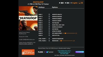 DEATHLOOP Trainer