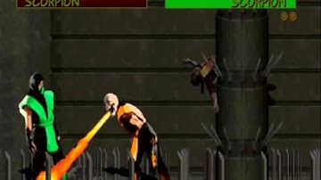 Mortal Kombat arcade Reptile secret boss fight