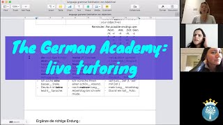 SimplyGerman's Academy: live tutoring classes