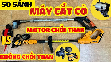 So sánh Máy cắt cỏ dùng pin động cơ không chổi than và có chổi than | Nên dùng máy cắt cỏ loại nào