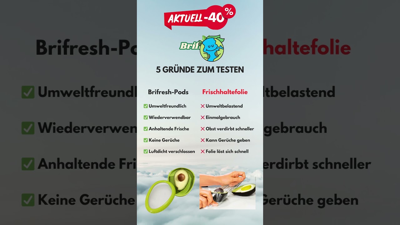 Brifresh - Die nachhaltige Lösung!