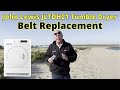 John Lewis JLTDH21 Tumble Dryer Belt Broken - Answered From Netherlands