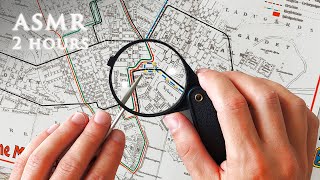 ASMR 2 hours Magnifying Glass & Transit Map Tracing screenshot 3