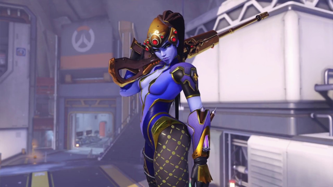 Fleur De Lis Widowmaker Skin Demo (Epic)(Golden Weapon) - YouTube