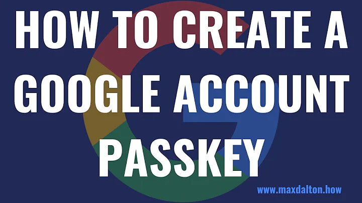 How to Create a Google Account Passkey