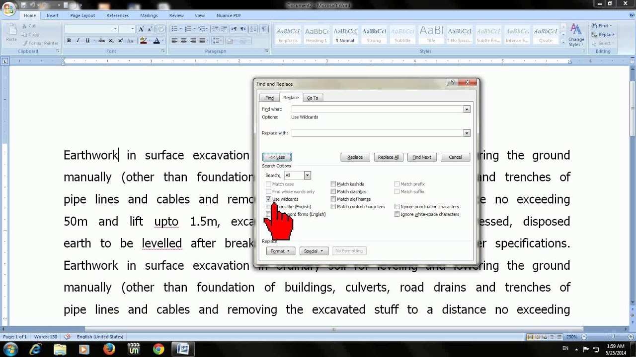 how to change the spacing between words in word