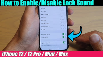 iPhone 12/12 Pro: How to Enable/Disable Lock Sound