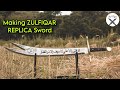 Making zulfiqar replica sword  subscribe my new channel  mr kge