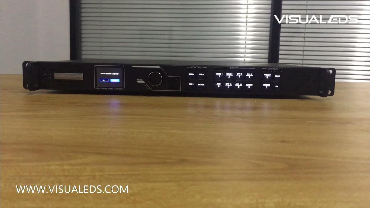 Novastar VX1000 Allinone LED controller Introduction and Power on