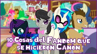 Things of the Bronys that became Canon in My Little Pony | ft. Señor Coco Pommel