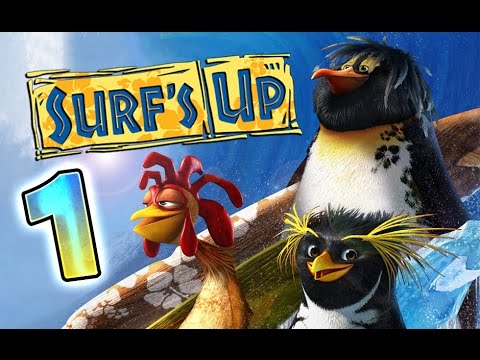 Surf's Up Walkthrough Part 1 ♒ (PS3, X360, Wii, PS2, GCN, PC) ♒ ∿∿∿∿