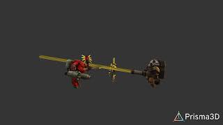 Random animation i made(im a newbie also v2 is punching not just floating)