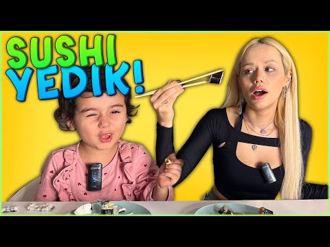 Annem İle Japon Yemeği Sushi Denememiz | Funny Kids Video @GamzeKarta