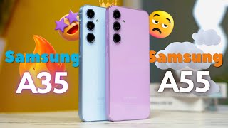 بلاش تشتري منهم ؟ || Samsung A55 vs Samsung A35