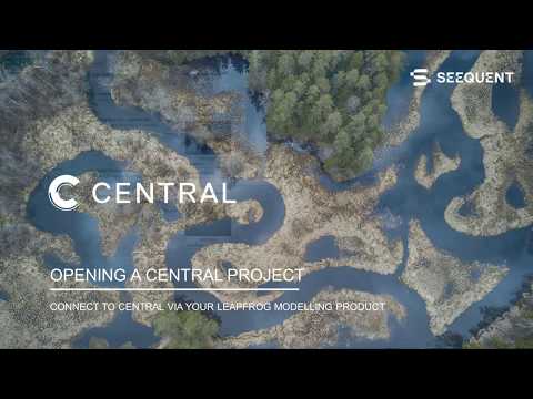 Central 2.2 with Leapfrog 2 - Accessing Central Projects  from within Leapfrog