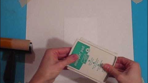 Stampin Up! How to Video: Brayering Technique #2