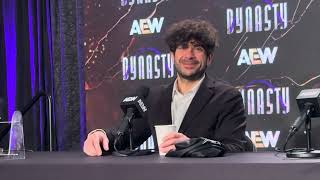 Tony Khan: We Miss Kenny Omega And Britt Baker | AEW Dynasty Press Conference