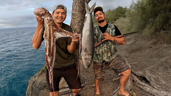 Hawaiian Style Cliff Fishing, Boar Hunting, and Spearfishing