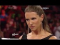 WWE RAW 7 28 2014 Chris Jericho owns Triple H & Stephanie McMahon1