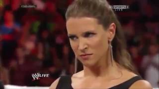 WWE RAW 7 28 2014 Chris Jericho owns Triple H \& Stephanie McMahon1