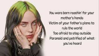 Billie Eilish - BLUE lyrics Resimi