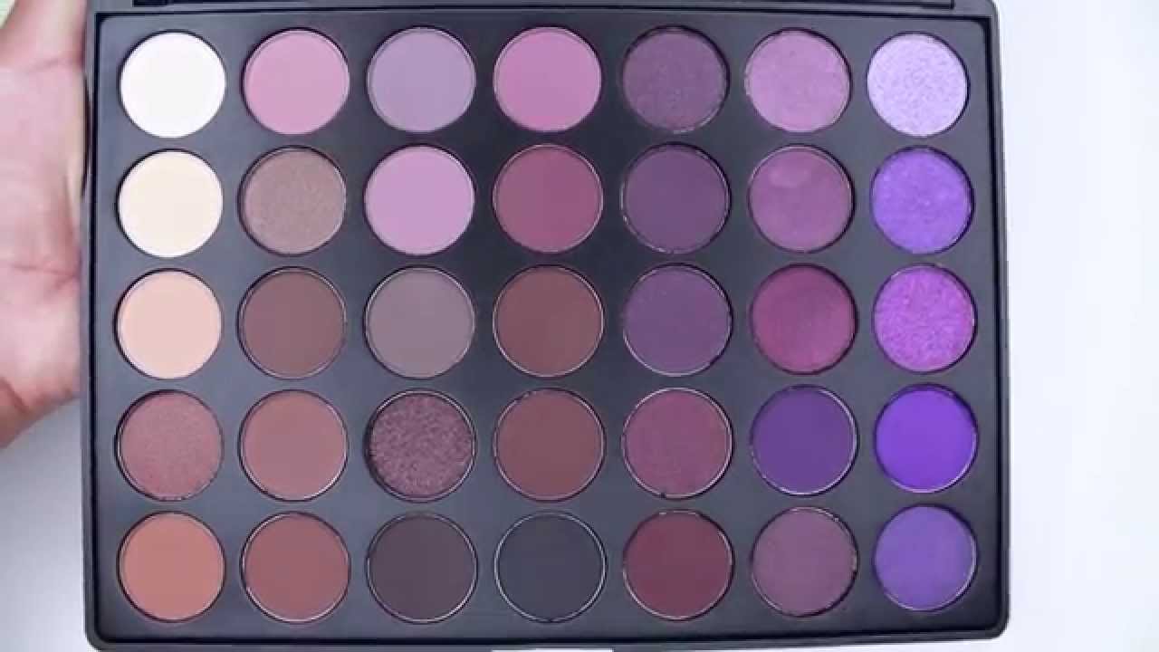 Morphe Brushes 35p Plum Palette Swatches Youtube