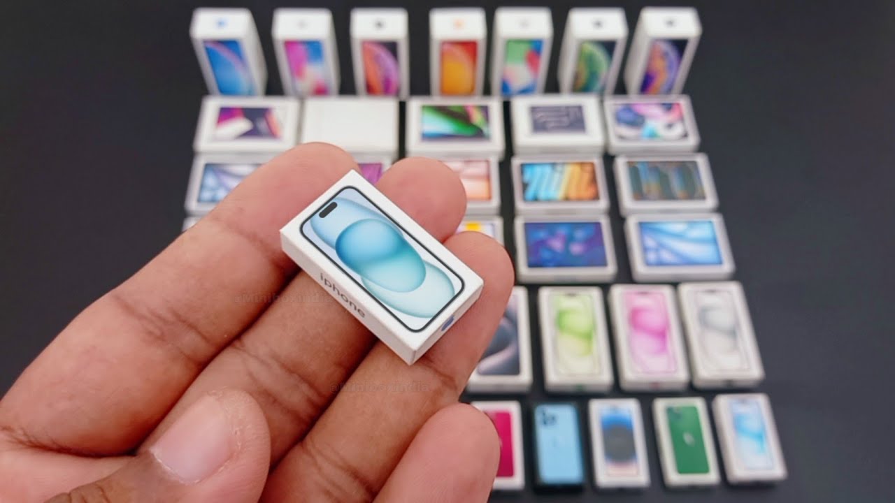 Apple iphone 15 miniphone unboxing | Minibox - YouTube