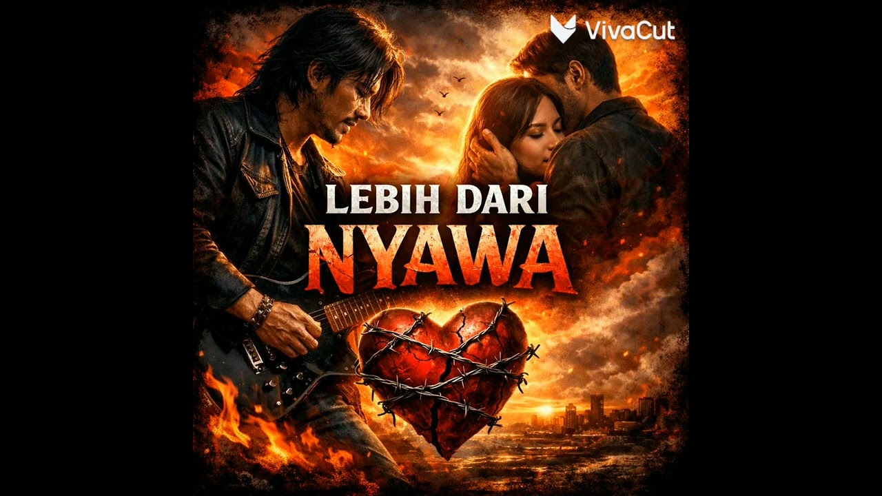 Lebih Dari Nyawa WITH LIRIK -KMN - Lagu cinta galau sedih viral rock kapak 2026