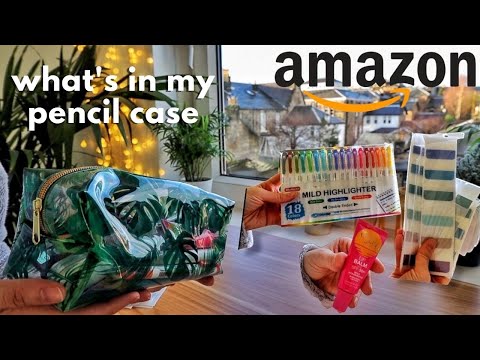 What's in my pencil case? | Amazon Stationery Shopping
