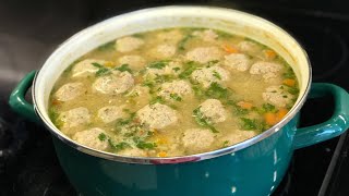 Romanian Food - How I Prepare The Perfect Meatballs Soup - Delicious And Healthy